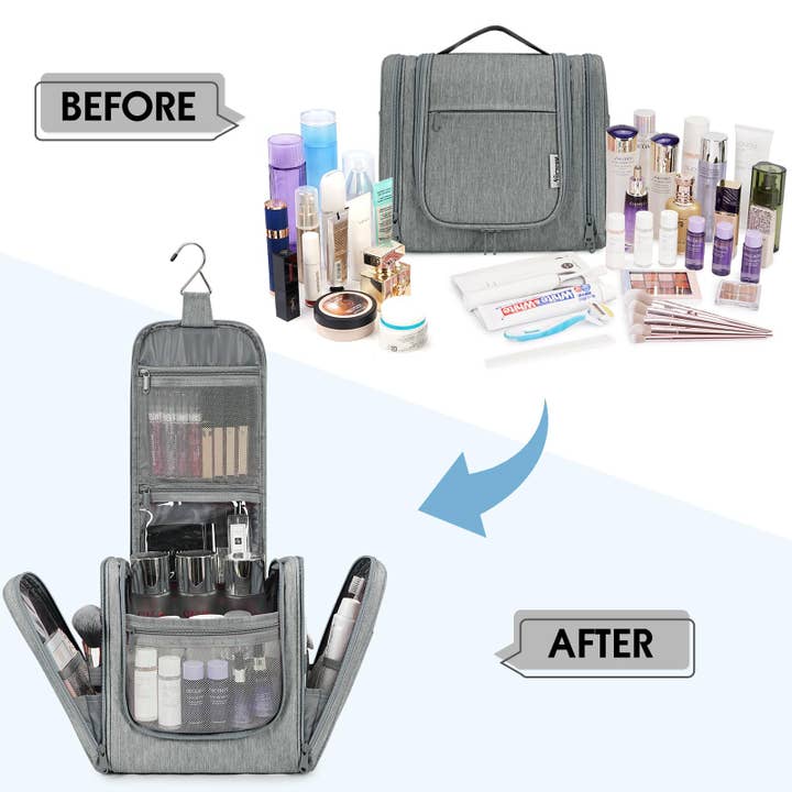 NARWEY INC - Wholesale Toiletry Bag - Women's - Hanging Toiletry Makeup Bag With compartment24