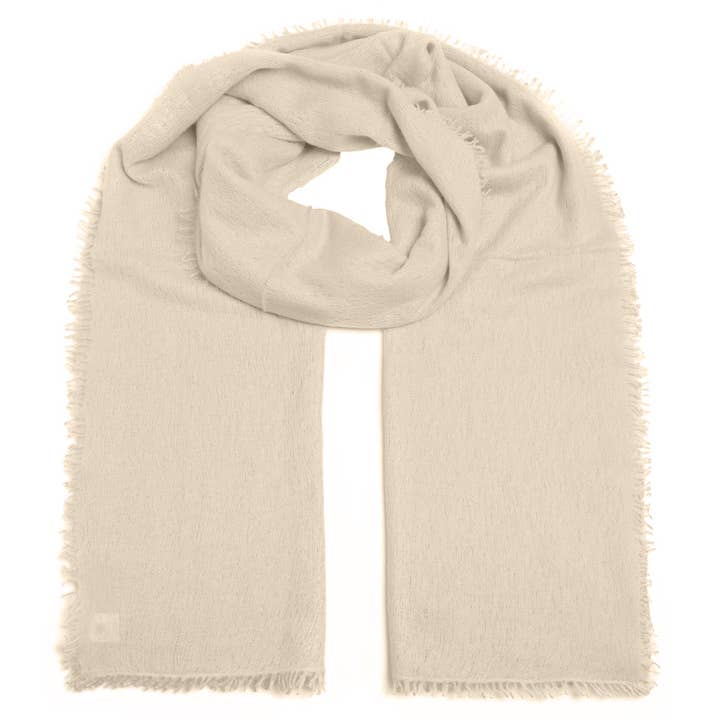 Cashmere tørklæde Feli-cs i champagne for engroshandel hos cute stuff GmbH