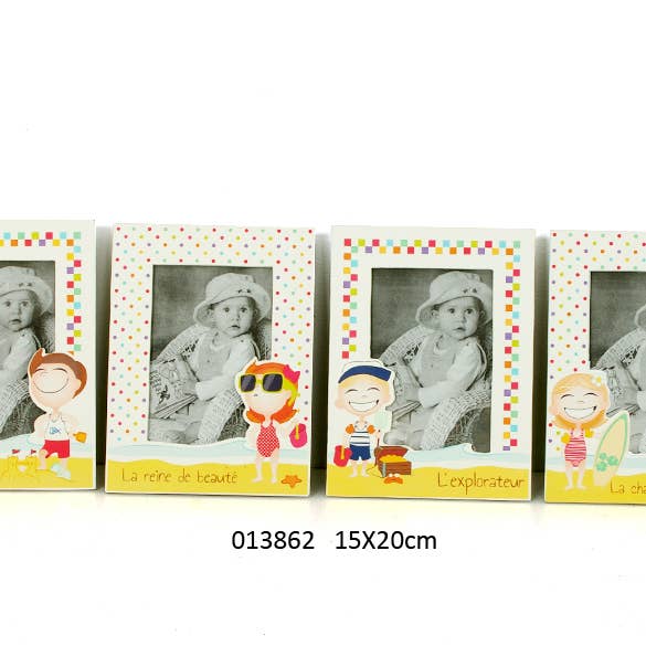 Photo Frame 'The Kings of the Beach' 15 x 20 cm / 4 Ass for wholesale by Faye