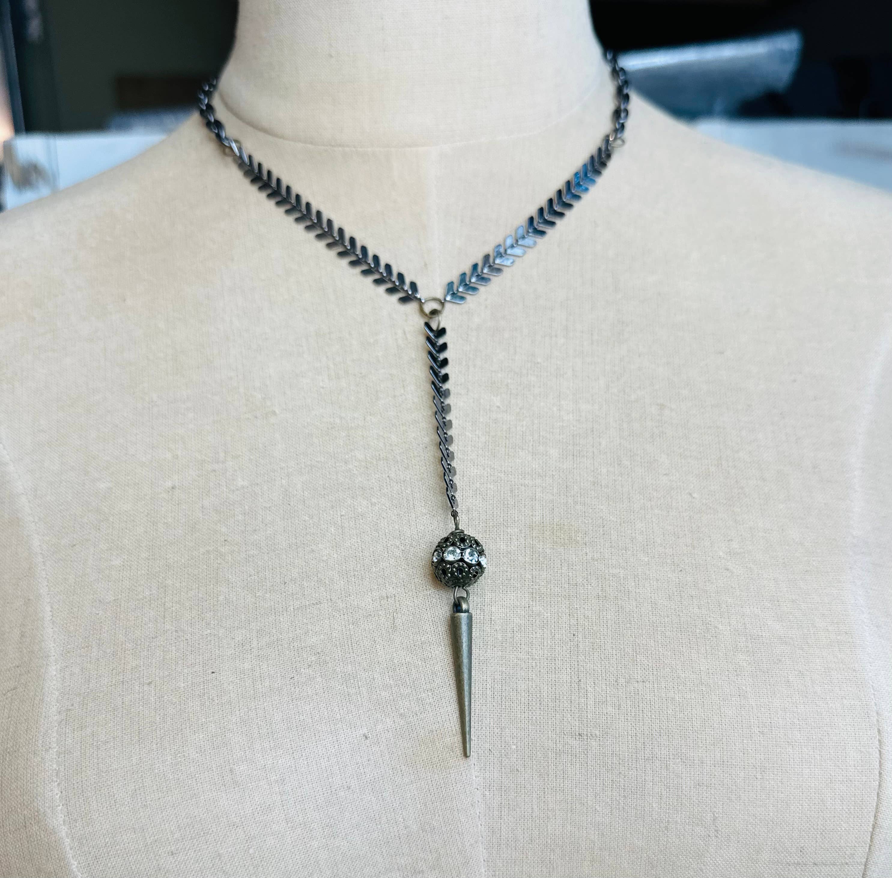 Scooples Jewelry - Wholesale Hoop Earrings - Gorgeous Gunmetal Crystal6