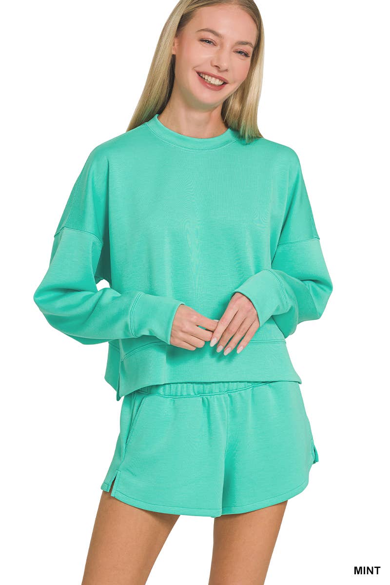 42POPS – wholesale Lounge set – Women's – `.Scuba Top & Dolphin Shorts 2PC Set19
