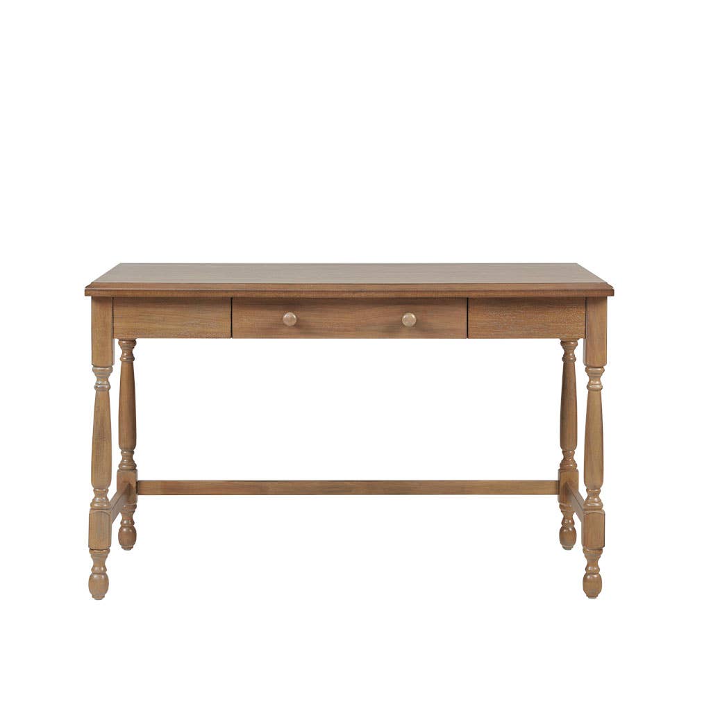 Olliix - Vente Console - Bureau de bureau en bois de ferme, naturel *1
