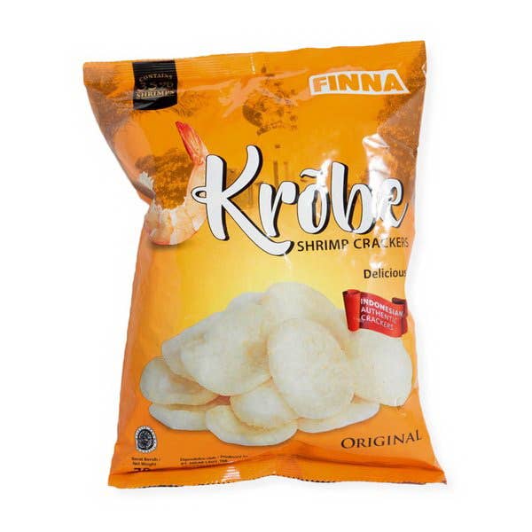 Finna Krobe Original Shrimp Crackers -12 Packs/Case, 2.5oz(70g) for wholesale by Takari International, Inc.