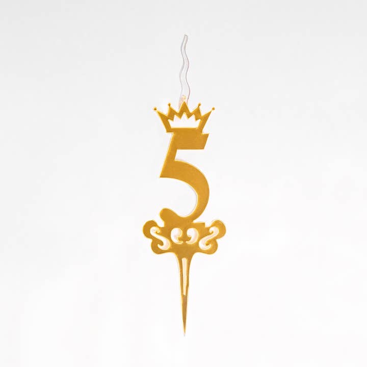 Food Safe Cake Topper NUMBER '5' Acrylic Cake Topper Candle - Cake Candles for Birthday, Anniversary Decoration, Family Baking Reunions, Theme Party Cake Decorating Supplies for wholesale by Food safe Cake Topper