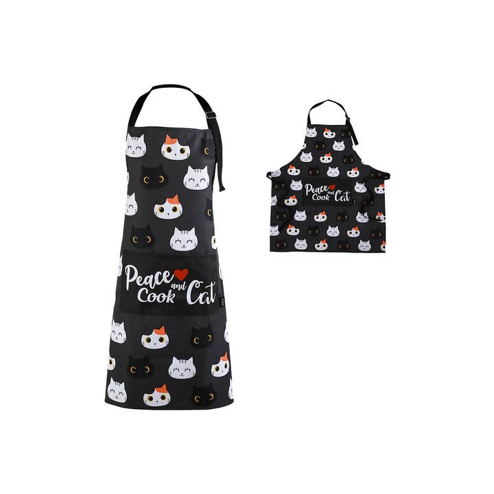 Cat apron for wholesale by I-Total, I-Drink