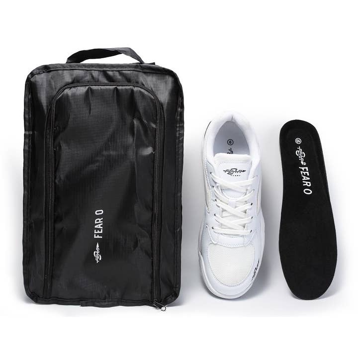 Fear0 - Wholesale Lifestyle Sneakers - Men's - Fear0 NJ Men's High Arch Firm Orthopedic Comfort All White Shoes2