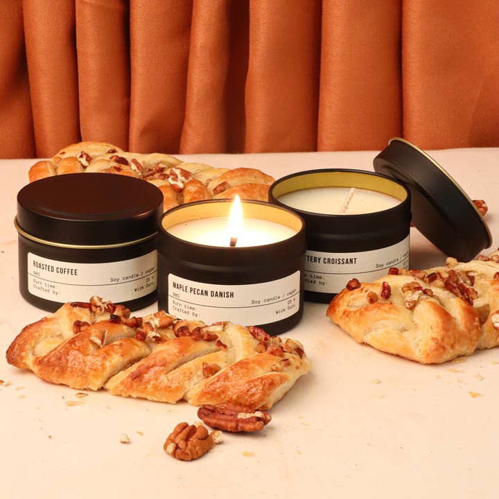 Wick Guru – wholesale Jar/filled candle – Maple Pecan Candle – Autumn Bakery Scent for Cosy Gifting4