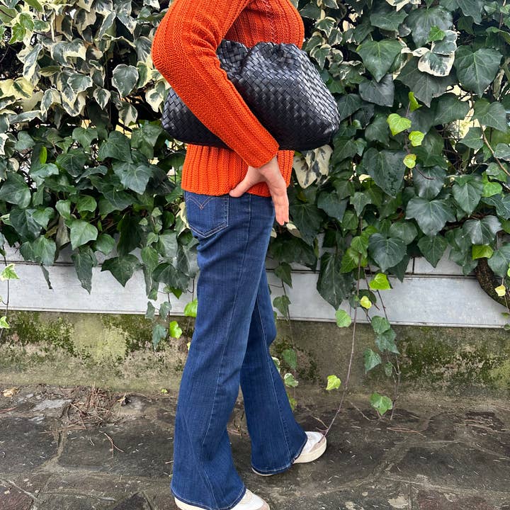 Zhade - Wholesale Clutch Bag - Women's - POUCH NAPPA weave -large1