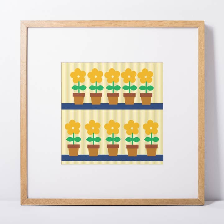 Garden Flowers Yellow for wholesale by Urban Kolor