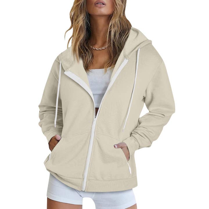 SALINA TRADING INC - Wholesale Hoodie - Women's - Unisex Hooded Zipper Jacket Casual Sports Hoodie12