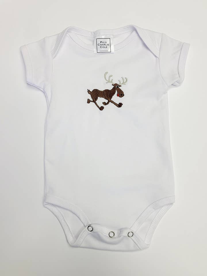 Maillot de bain une-pièce Morrie the Moose pour la vente par Pico Charlie Cole