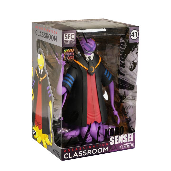 ABYstyle - Wholesale Decorative Figurine - Assassination Classroom Purple Koro Sensei SFC PVC 7.8"6