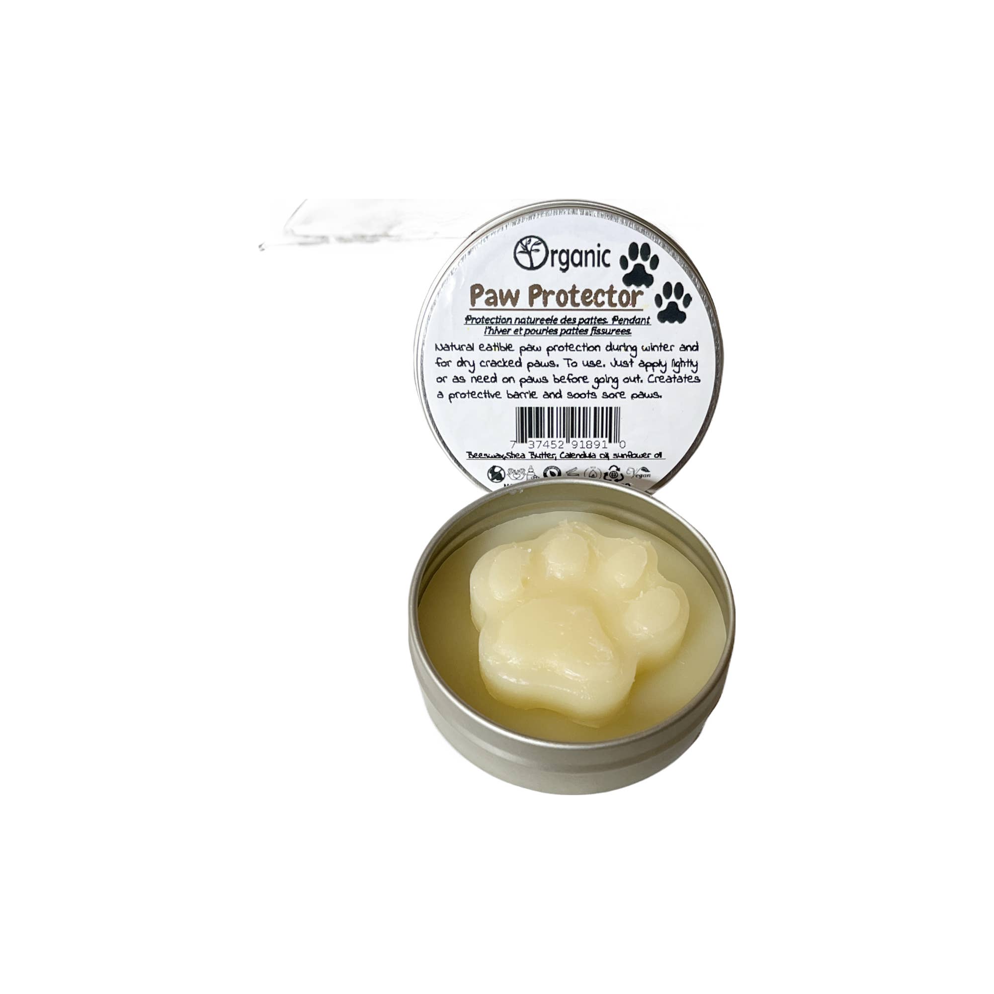 Organic Body Shop - Wholesale Pet Paw Protection - Paw Protect beeswax salve