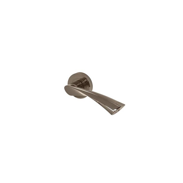 Diybasket - Wholesale Knob/Pull - Excel Flex Lever Door Handle on Rose - Black Nickel
