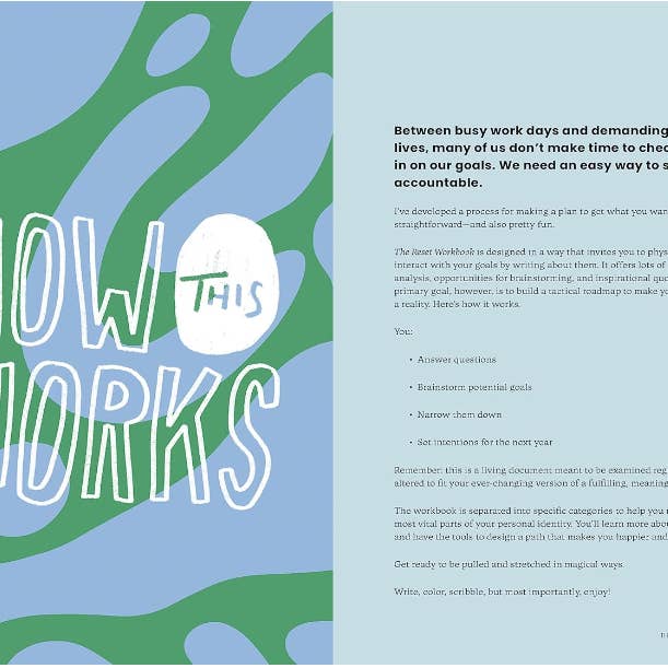 Blue Star Press - Wholesale Journal/Diary - The Reset Workbook: A Guided Wellness Journal (Self Care)4