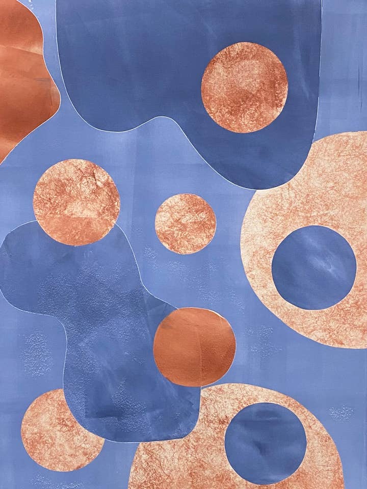 Abstract Orbit Unframed Print for wholesale by Artxtiles