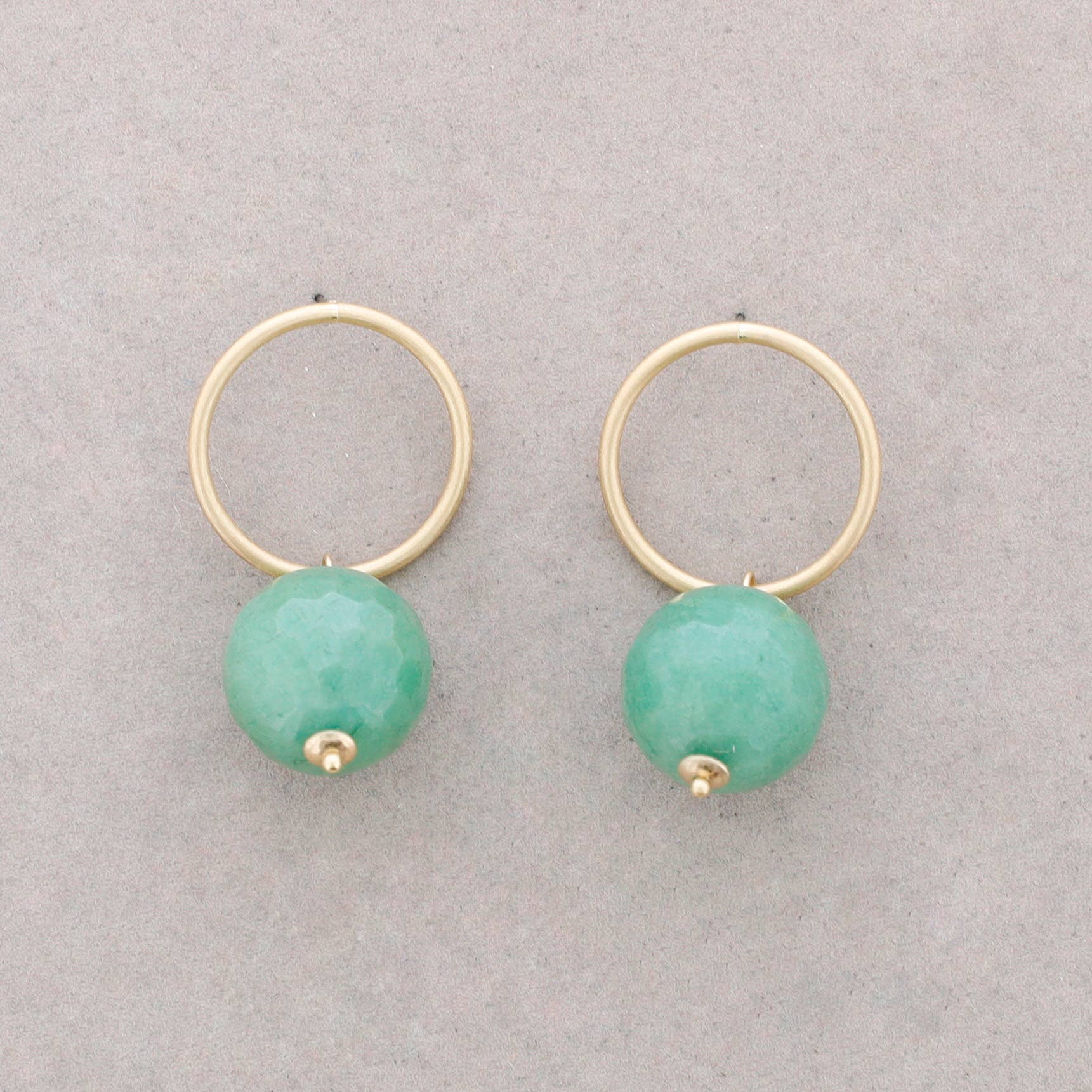 Sonata – wholesale Hoop earrings – Stone Hanging Hoop Earrings4