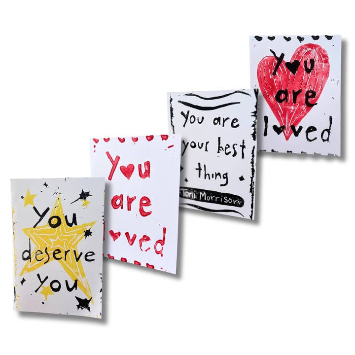 Happy Mix Greeting Cards for wholesale by Kristitchin