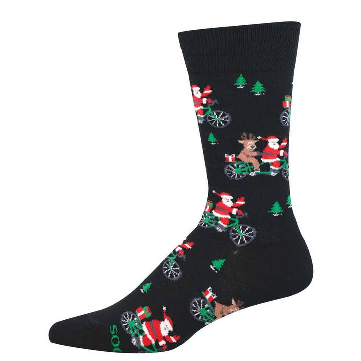 PÈRE NOËL À VÉLO 18h pour la vente par Socksmith Europe