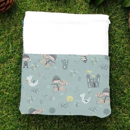 Fralda plana 3/4 estampada por atacado de SAS COCO PYLA