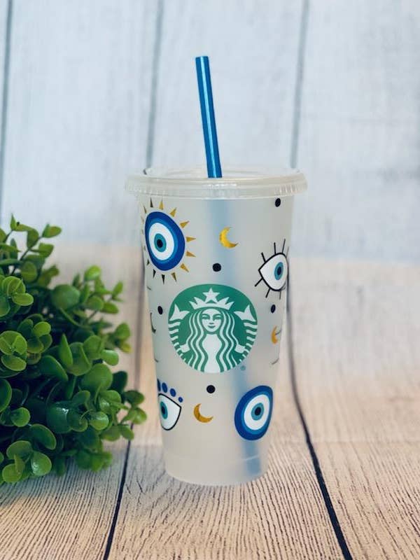 Evil Eye Cold Cup for wholesale by SPDesignzCo