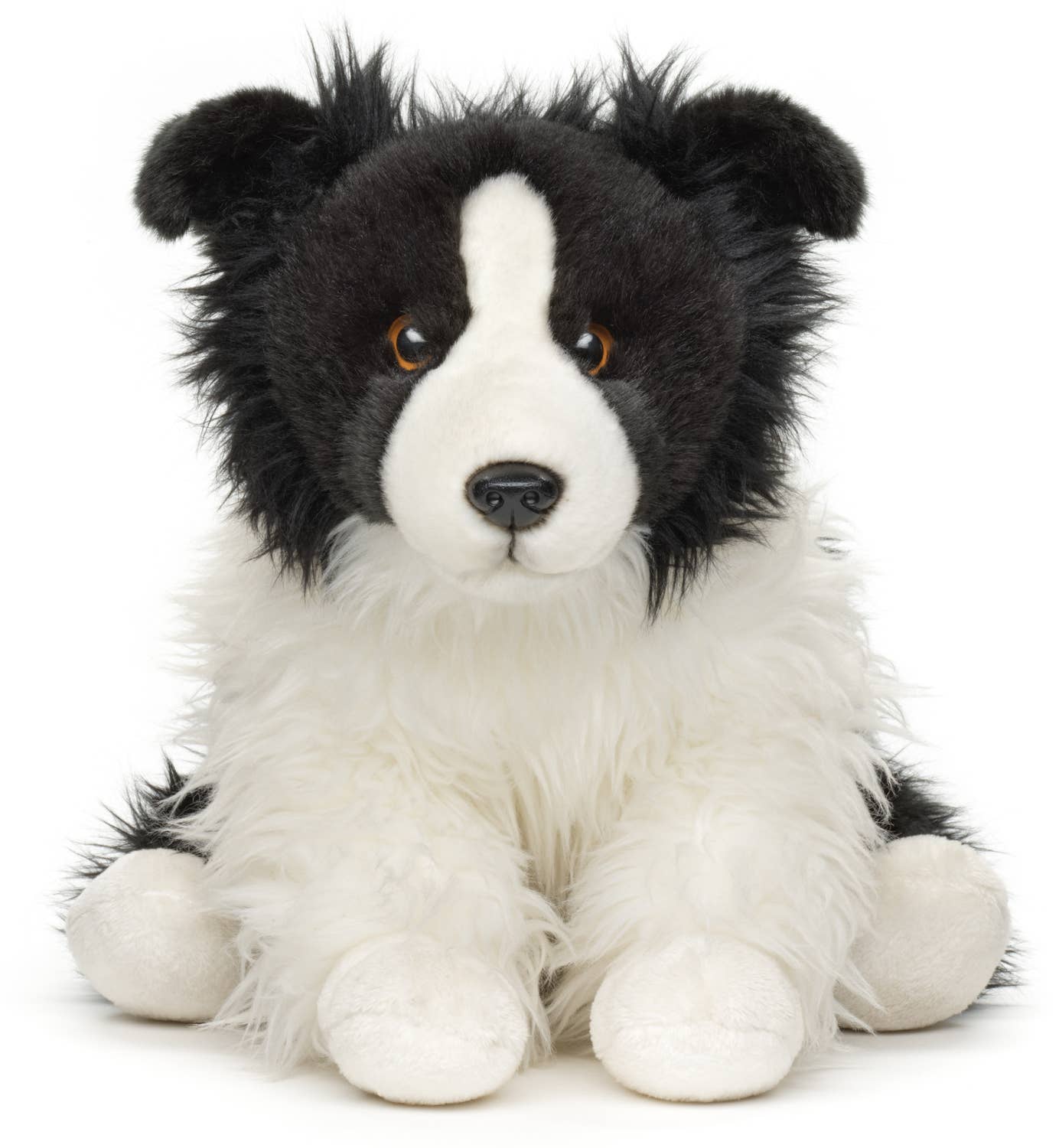 Uni Toys - Wholesale Stuffed/Plush Toy - Kids & Baby - Border Collie, sitting (without leash) - cuddly/plush toy1