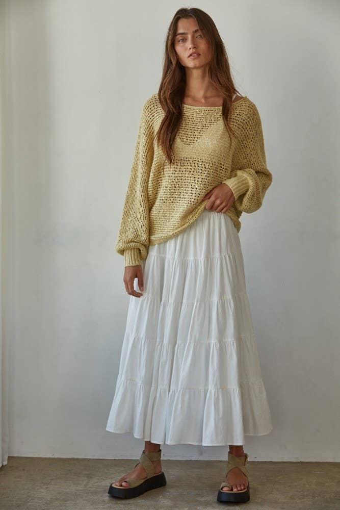 By Together - Wholesale Knit Sweater - Women's - W1106 | Sweater Knit Crochet Round Neck Long Sleeve Top7