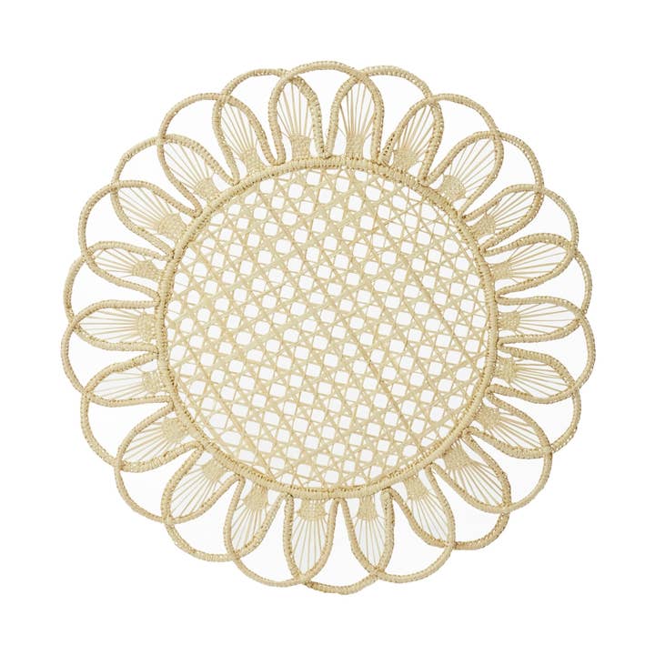 Ringen rond Iraca Placemat - Straw Raffia Servies voor wholesale door Coro Cora™