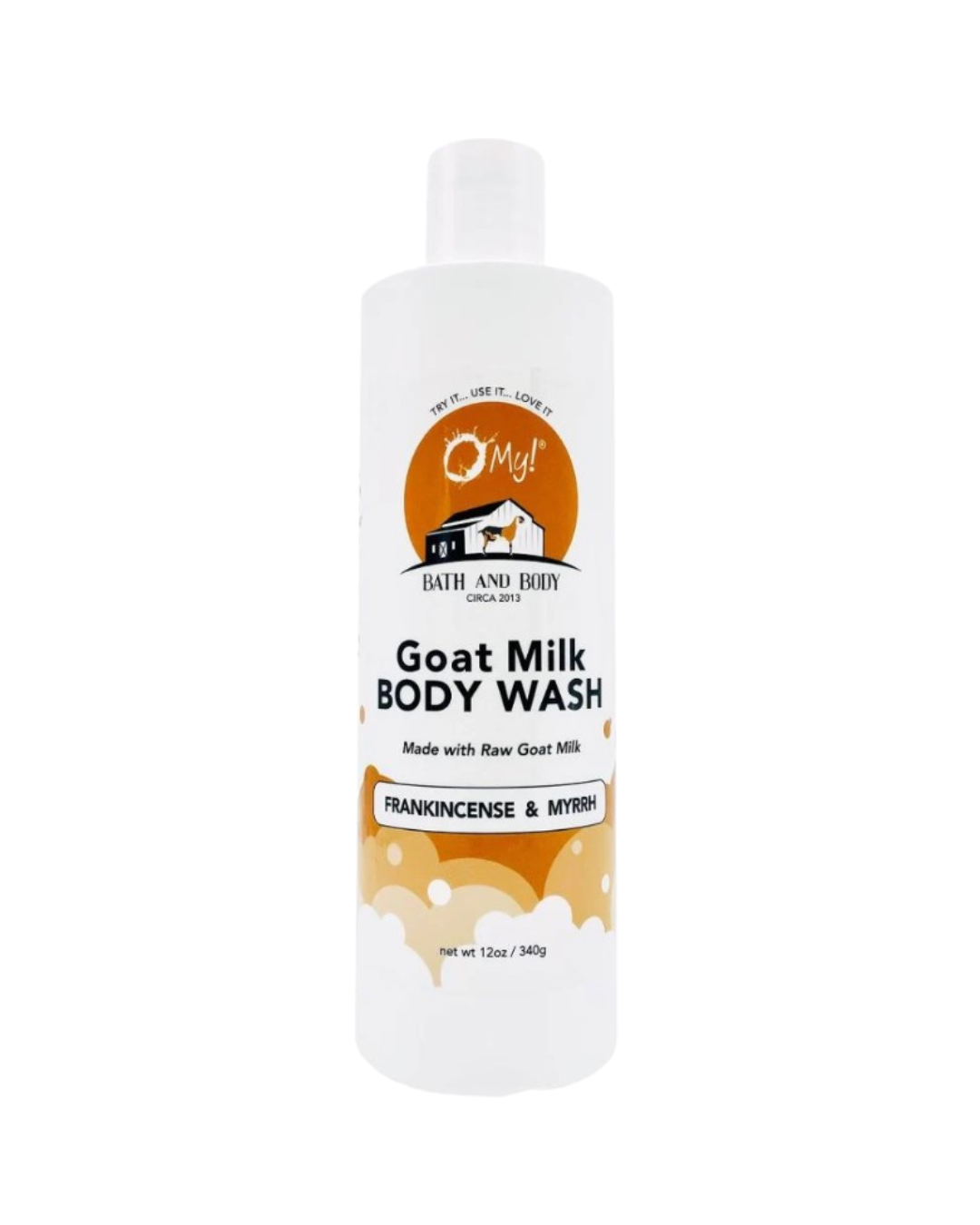 O My! Bath and Body - Wholesale Body Wash/Shower Gel - O My! Goat Milk Body Wash | Excellent for all Skin Types | Free of Parabens & More | Handcrafted in USA1