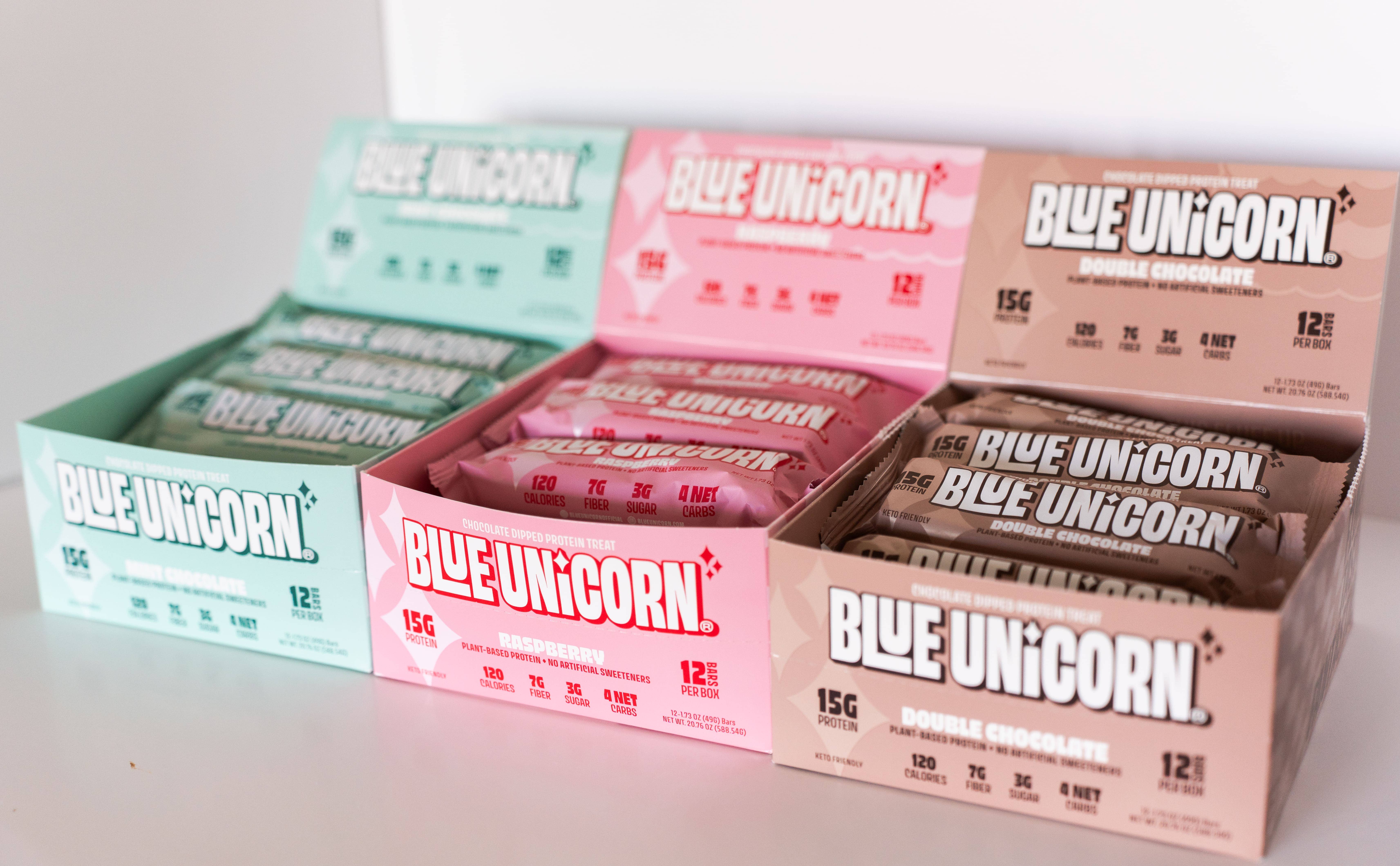 Blue Unicorn - Venta al por mayor Barrita de aperitivo - Caja de Barras de Proteína Unicornio Azul – 12 Barras (Venta al por mayor)9