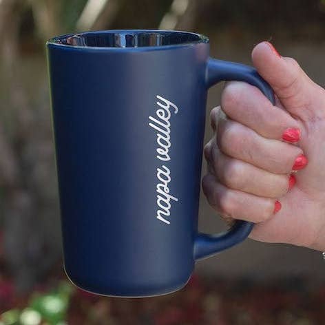 Custom YOUR BRAND OR LOGO 14 Oz. Ceramic Tall Mug for wholesale by Mercantile 12