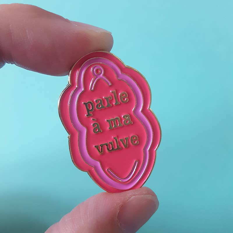 Ranafout - Wholesale Broche - Pin's Praat met mijn vulva modeaccessoires cadeau2
