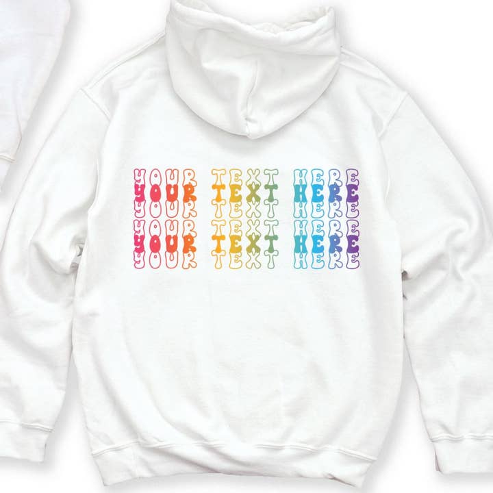 The Funnel Cake Tree - Wholesale Hoodie - Dames - Jouw regenboog op jouw manier - Hoodie op maat23