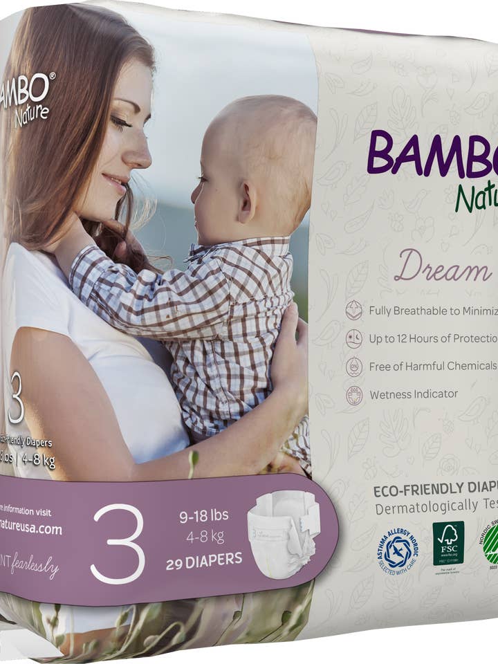 Bambo Nature USA - Wholesale Diaper (Cloth) - Baby - Bambo Nature Dream Baby Diapers Size 3