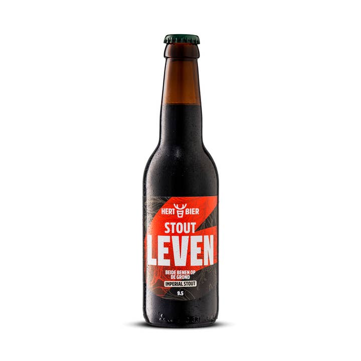 Stout LEVEN - Imperial Stout Bier - 33cl voor wholesale door Hert Bier