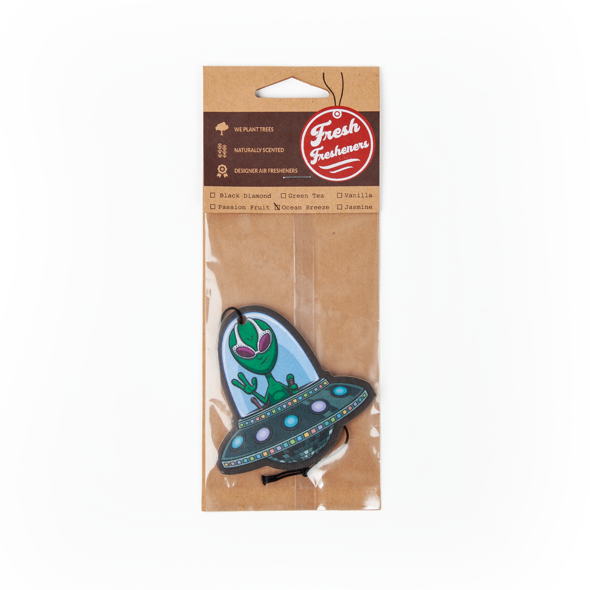 Fresh Fresheners - Wholesale Car Freshener - Unisex - Alien in UFO Air Freshener Pack of 121