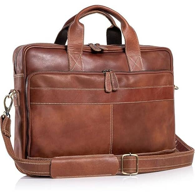 Bolso Mensajero de Cuero Auténtico TUZECH para Hombres y Mujeres para venta al por mayor de Tuzech Leather