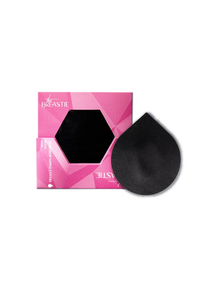 The Breastie - Venta al por mayor Pezoneras - Mujer - Cubierta de pezón (lágrima - negro) - No llores, te tenemos cubierto!