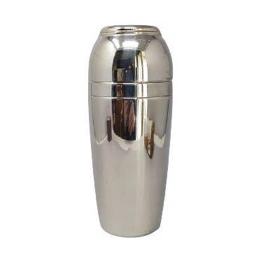 Shaker da cocktail Mepra Space Age anni '60 in acciaio inossidabile per la vendita all'ingrosso da parte di MadInteriorArt