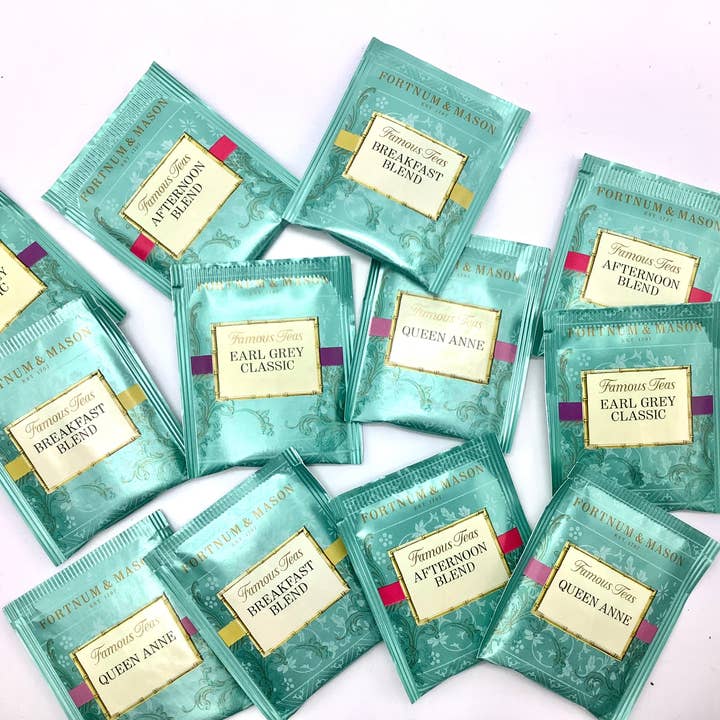 All Little Cute Things – Engroshandel Teposer – Fortnum Mason te-sortiment med forskellige varianter, britiske tebreve1