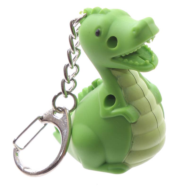 Puckator EU - Wholesale Keychain - Unisex - Roaring Dinosaur LED Keyring with Sound1