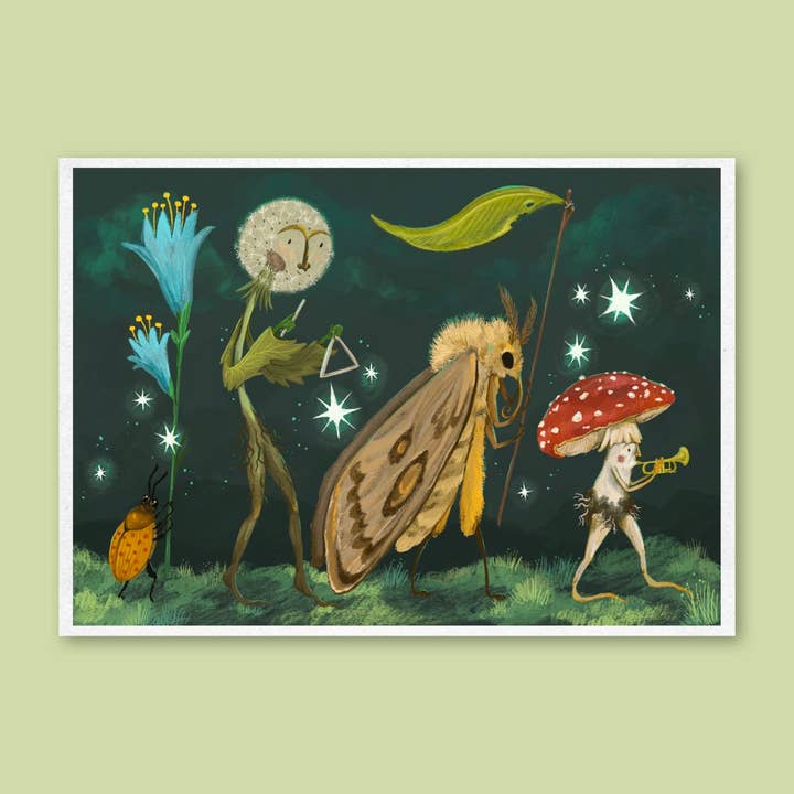 Art Print - Starlight Parade for wholesale by Anna Seed Art