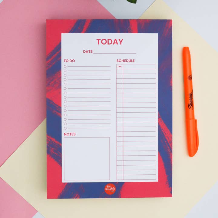 Bloc de Planificación Rosa y Azul para venta al por mayor de Hue Complete Me