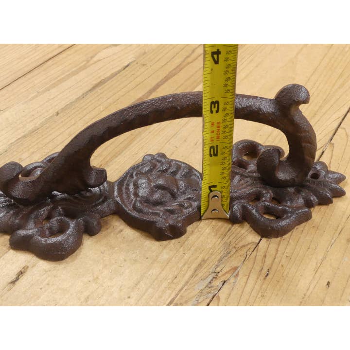 Midwest Craft House - Wholesale Knob/Pull - LARGE RUSTIC DOOR HANDLE, 9" LONG