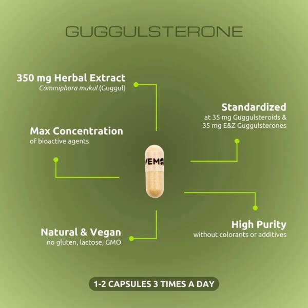 AlchePharma Naturals - Wholesale Oral Supplement/Vitamin - VemoHerb®Guggulsterone3