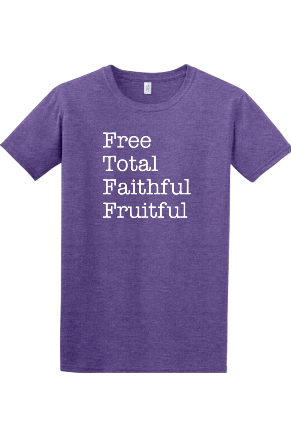 Sock Religious - Wholesale Screen Printed T-Shirt - Unisex - Free Total Faithful Fruitful - Theology of the Body Adult T-shirt4