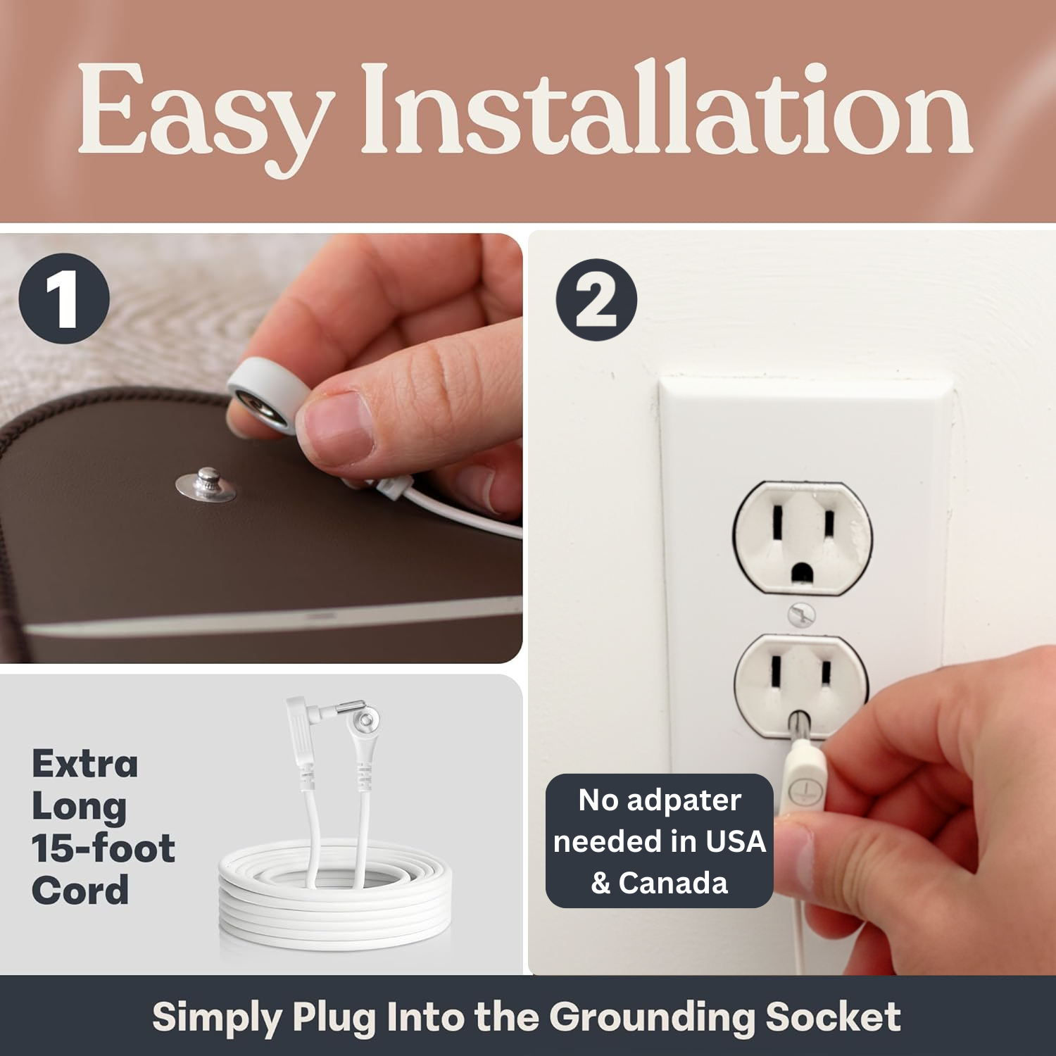 GAYA - Wholesale Yoga Mat - Grounding Mat - Improve Sleep & Reduce inflammation, Natural7