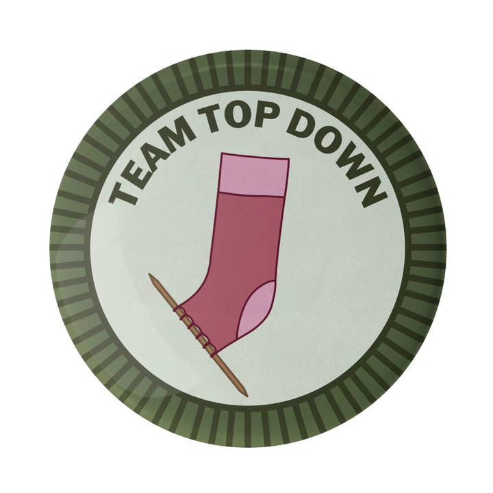 Badge de mérite Top Down de l'équipe pour la vente par Camp Stitchwood
