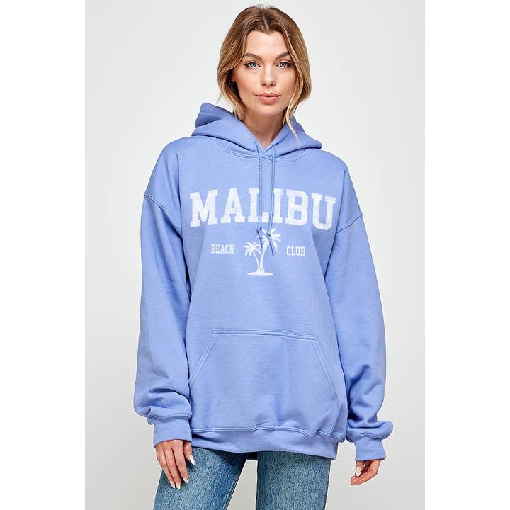 MALIBU BEACH CLUB GRAFISK HÆTTETRØJE for engroshandel hos Illustrated Society