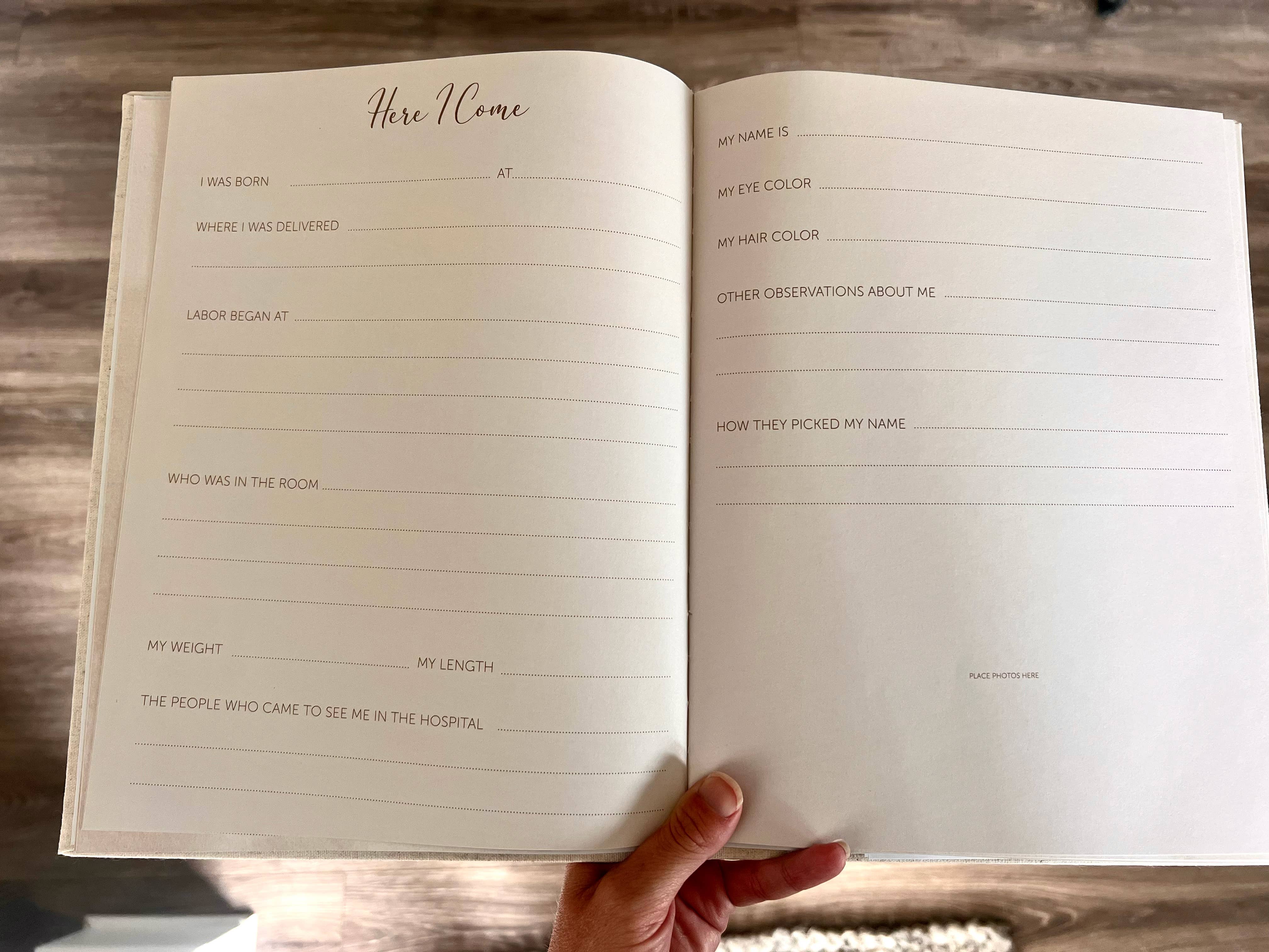 Grow With Me Baby Co - Wholesale Memory Book - Kids & Baby - Baby Memory Book, Newborn Book7